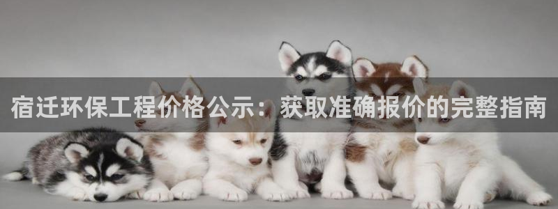 彩名堂计划和01计划怎么很稳：宿迁环保工程价格公示：获取准确报价的完整指南