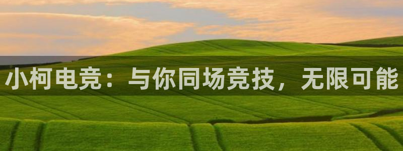 一竞技平台：小柯电竞：与你同场竞技，无限可能