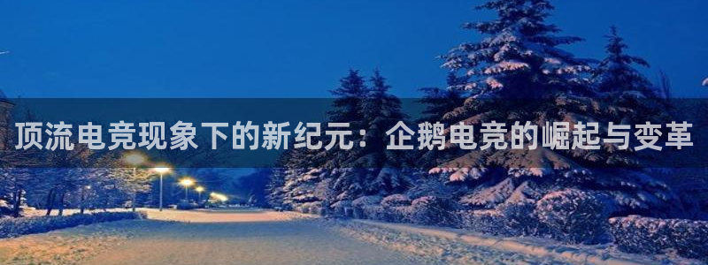 一竞技app下载：顶流电竞现象下的新纪元：企鹅电竞的崛起与变革