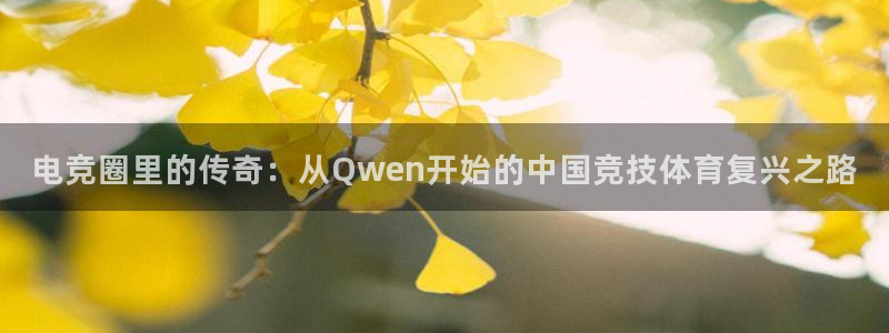 一竞技：电竞圈里的传奇：从Qwen开始的中国竞技体育复兴之路